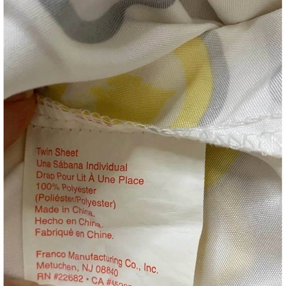 Pokemon Fitted Sheet Kids Twin White Yellow Good Pikachu Polka Dot Bedding‎